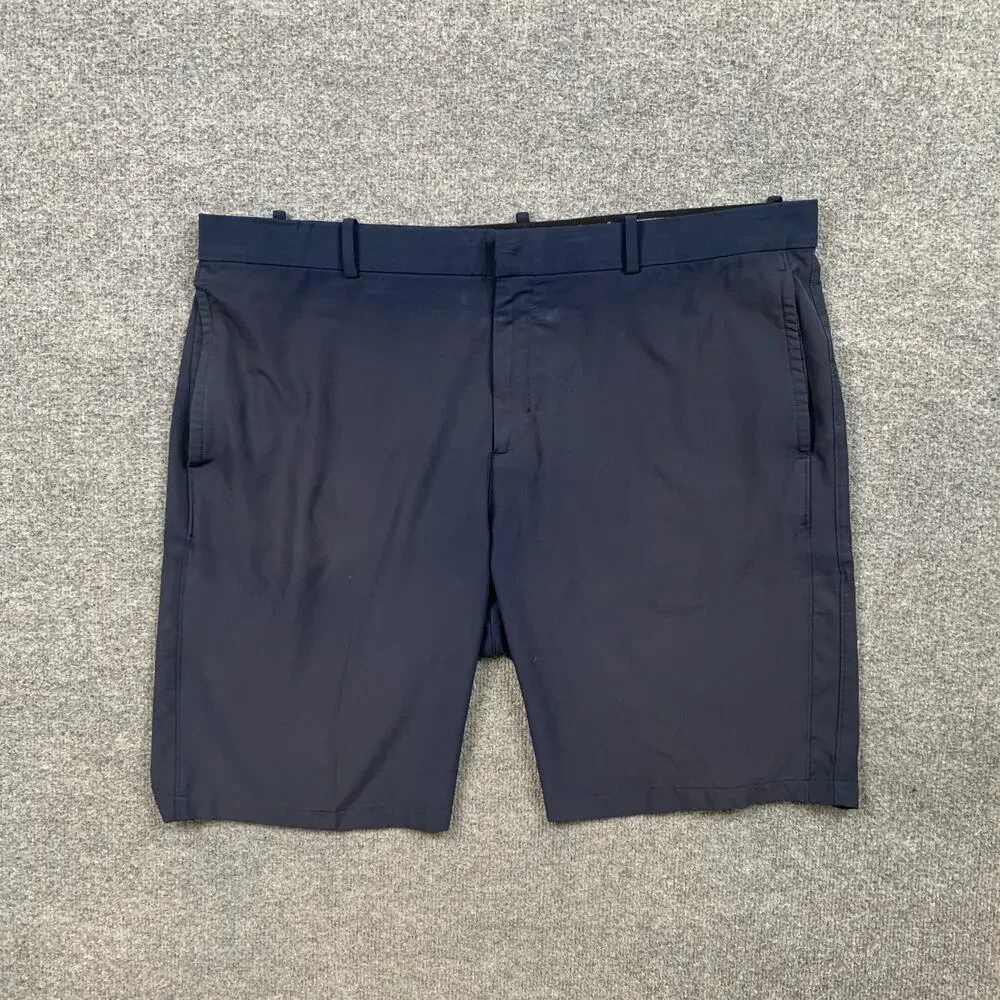 Nike Shorts Mens 40 Navy Flex Performance Athletic Sweat Wicking Golf Chino